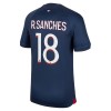 Maglia ufficiale Paris Saint Germain 2023-24 R.Sanches 18 Casa per Uomo